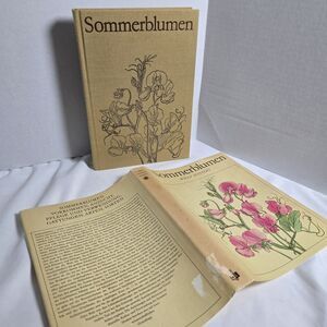 Sommerblumen Willy Seyffert German Flowers 4th Edition Illustrated VEB Deutscher